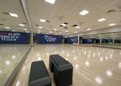 Defined Fitness Capital Club Group Fitness room